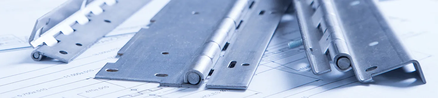 Custom continuous hinge fabrication