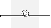 Staked pin gray